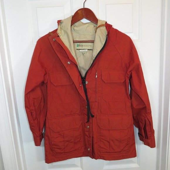 REI Jackets & Coats Vintage Womens Redorange Rei Made In Usa Full